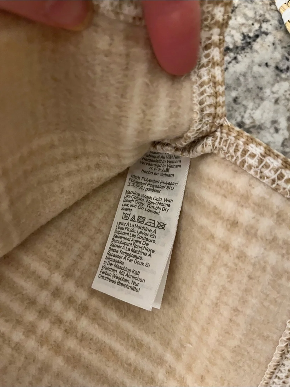 J. Crew Camel and White Houndstooth Knit Pullover - Picture 3 of 3